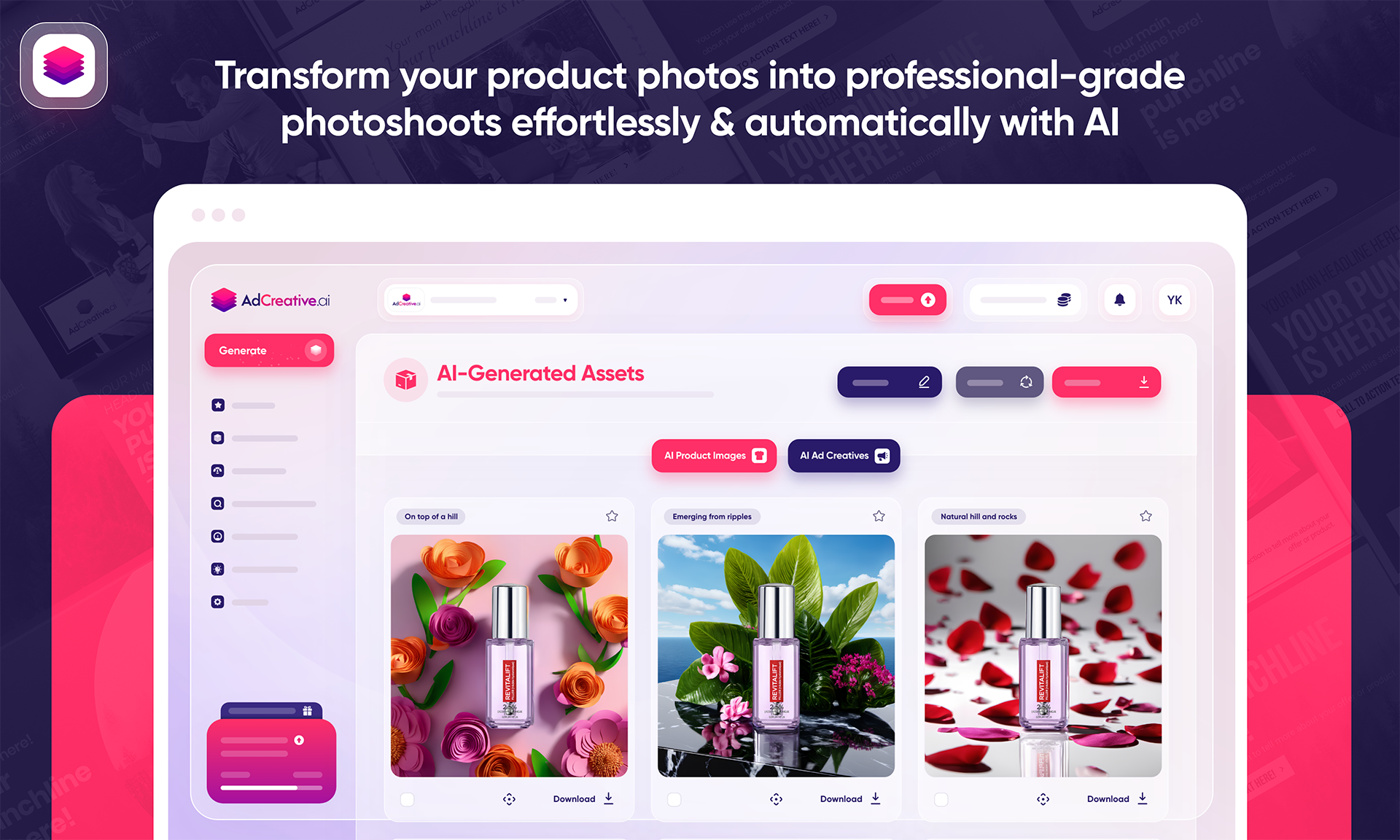 AdCreative.ai main page